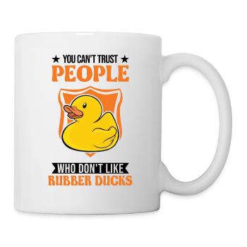 Rubber Duck Gift Squeaky Duck Bathing Duck - Mug - white - Right