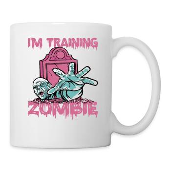 I'm Training For The Zombie Apocalypse 13 - Tasse - Weiß - Rechts
