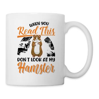 Hamster Gift Golden Hamster Hamster - Mug - white - Right