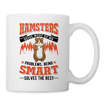 Hamster owner Golden hamster hamster - Mug - white - Right