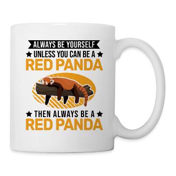 Roter Panda Geschenk Red Panda - Tasse - Weiß - Rechts