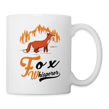 Fuchsflüsterer Fox Whisperer Fuchs - Mug - white - Right