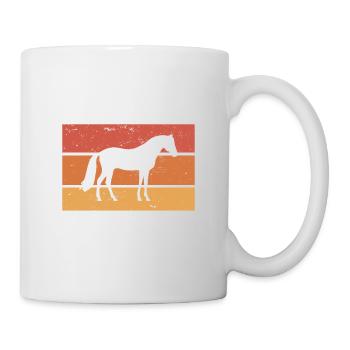 Je Suis Un Mec Simple J'aime Le Cheval Et L'Apéros - Mug blanc - blanc - Droite