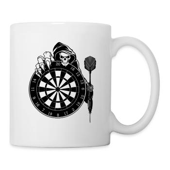 Darts Grim Reaper Skeleton - Mug - white - Right
