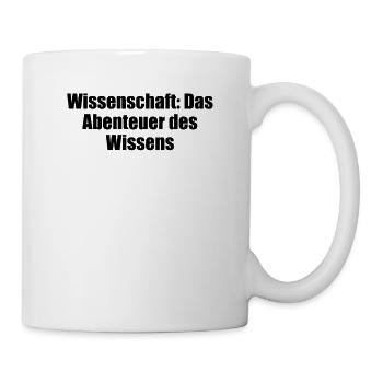 Wissenschaft - Wissenschaft: Das Abenteuer des - Tasse - Weiß - Rechts