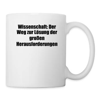 Wissenschaft - Wissenschaft: Der Weg zur Lösung - Tasse - Weiß - Rechts