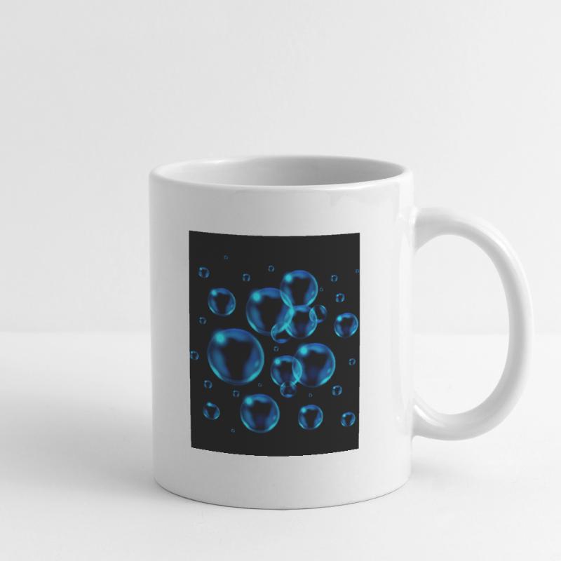 Conception avec des points de pierre Mug blanc