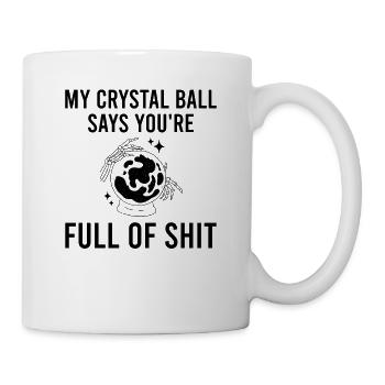 Fortune Teller Tarot Card Crystal Ball - Mug - white - Right