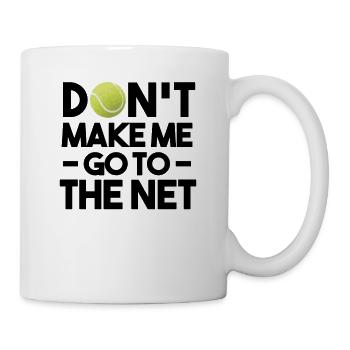 Joueur de tennis Entraînement sportif - Mug blanc - blanc - Droite