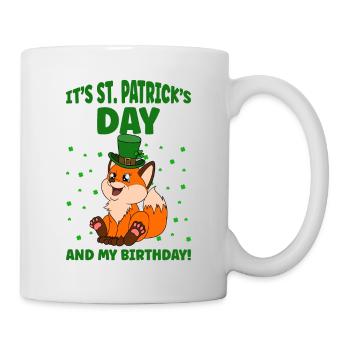 Cute Fox Clover St. Patrick's Day - Mug - white - Right