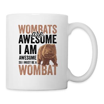 Wombats are fantastic marsupial wombat - Mug - white - Right