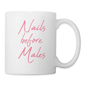 Nail technician Manicurist Polish nail art - Mug - white - Right