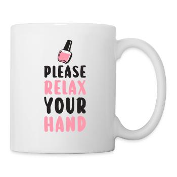Nail technician Manicurist Polish nail art - Mug - white - Right