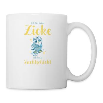 Krankenschwester I Nachteule im Nachtdienst für - Tasse - Weiß - Rechts