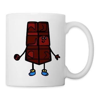 Monsieur chocolat - Mug blanc - blanc - Droite
