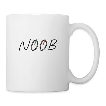Noob IT Newbie Humour drôle sur et hors drôle - Mug blanc - blanc - Droite