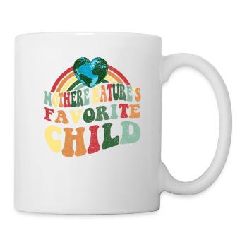 Distressed Effect Vintage Earth Day - Mug - white - Right