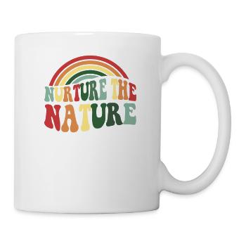Nourrir la nature pour un avenir meilleur - Jour de la Terre - Mug blanc - blanc - Droite