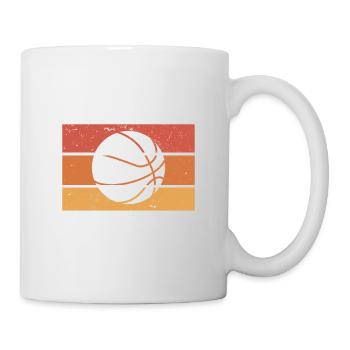 Je Suis Un Mec Simple J'aime Le Basket Et L'Apéro - Mug blanc - blanc - Droite