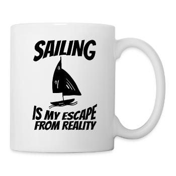 Segeln Segelsport Segler Segelschiff Segelboot - Tasse - Weiß - Rechts