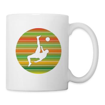 Football Player Football Team Football Design - Mug blanc - blanc - Droite