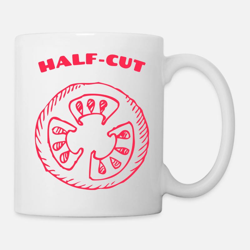 Half Cut Tomato - Mug blanc - blanc