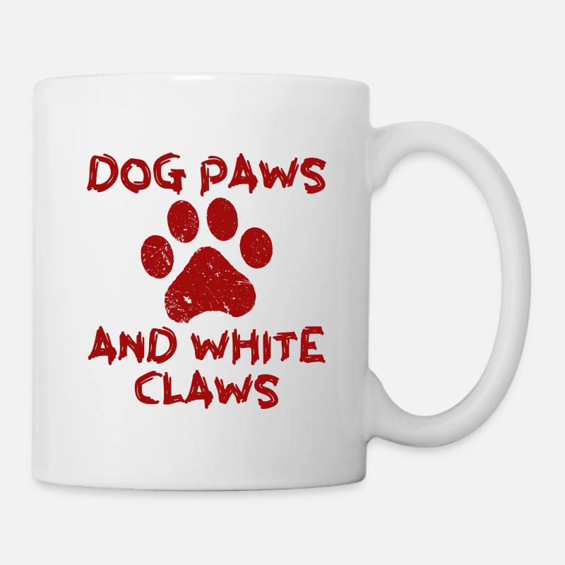 Dog Paws And White Claws 4 - Mug - white