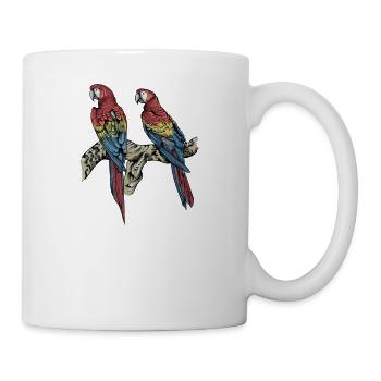 Macaw Parrot I South America Exotic bird for - Mug - white - Right