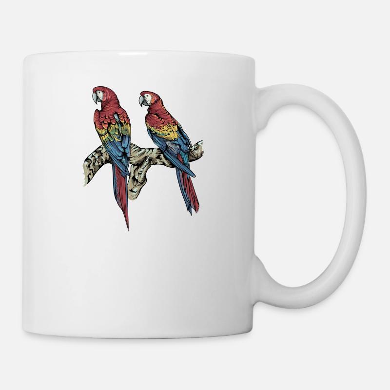 Ara Perroquet I Amérique du Sud Oiseau exotique pour - Mug blanc - blanc