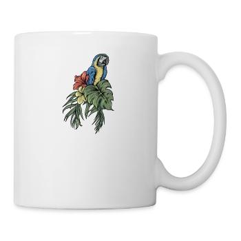 Macaw Parrot I South America Exotic bird for - Mug - white - Right
