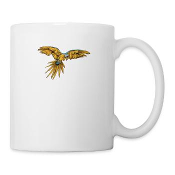 Ara Papagei I Südamerika Exotischer Vogel für - Tasse - Weiß - Rechts