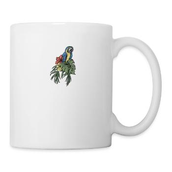 Ara Papagei I Südamerika Exotischer Vogel für - Tasse - Weiß - Rechts