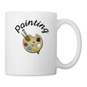 Peinture Art Peintre Artiste Art - Mug blanc - blanc - Droite