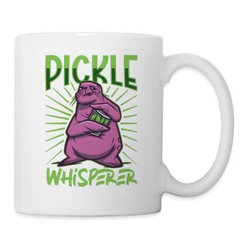 Gurkenflüsterer - Gurken - Tasse - Weiß - Rechts