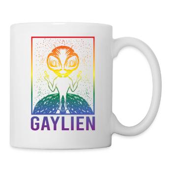 Gender Lesbian, Gay, Trans, Queer Rainbow - Mug - white - Right
