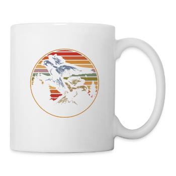 Was ist besser als ein Falke? Zwei Falken - Tasse - Weiß - Rechts