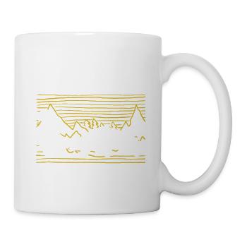 Was ist besser als ein Stinktier? Zwei Stinktiere - Tasse - Weiß - Rechts