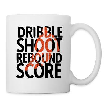 Basketball - Tasse - Weiß - Rechts