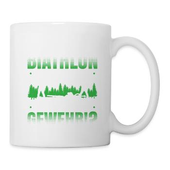 Ich Werde Es Nie Kapieren, Biathlon Zweiter Werden - Tasse - Weiß - Rechts