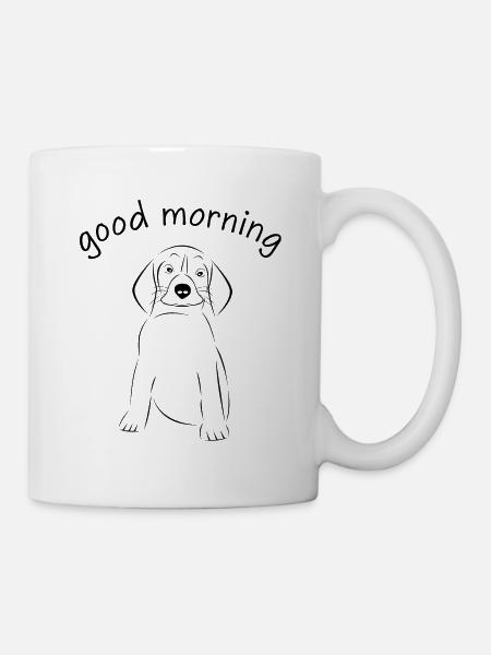 süßer Hund Haustier - Tasse - Weiß