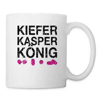 Techno party feiern Spruch - Tasse - Weiß - Rechts