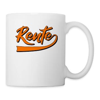 Rente - Tasse - Weiß - Rechts