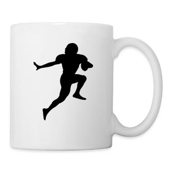American Football - Tasse - Weiß - Rechts