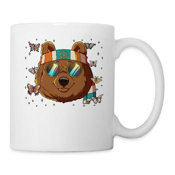60s 70s Costume Groovy Hippie - Mug - white - Right