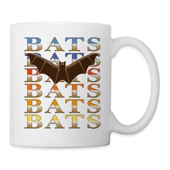 FLEDERMÄUSE BATS - Tasse - Weiß - Rechts
