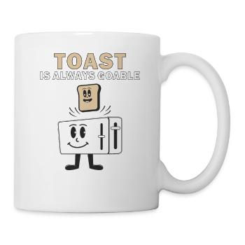 TOASTER TOAST IS ALWAYS GOABLE - Tasse - Weiß - Rechts