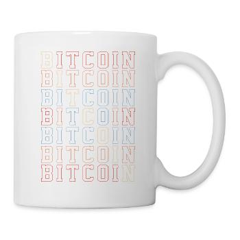 The Power of Crypto Letters - Mug blanc - blanc - Droite