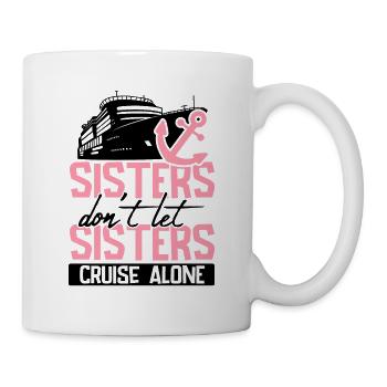Croisières en famille - Mug blanc - blanc - Droite