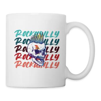 Rockabilly Rocknroll Music Rock Hardrock - Mug - white - Right