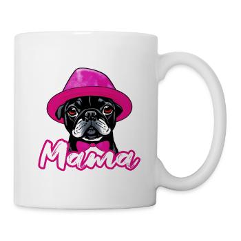 Cheeky Bulldog Mama, my faithful companion - Funny - Mug - white - Right